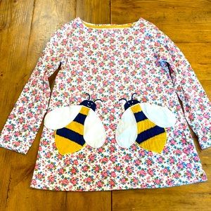 Mini Boden Bumble Bee Tunic size 7/8 • EUC